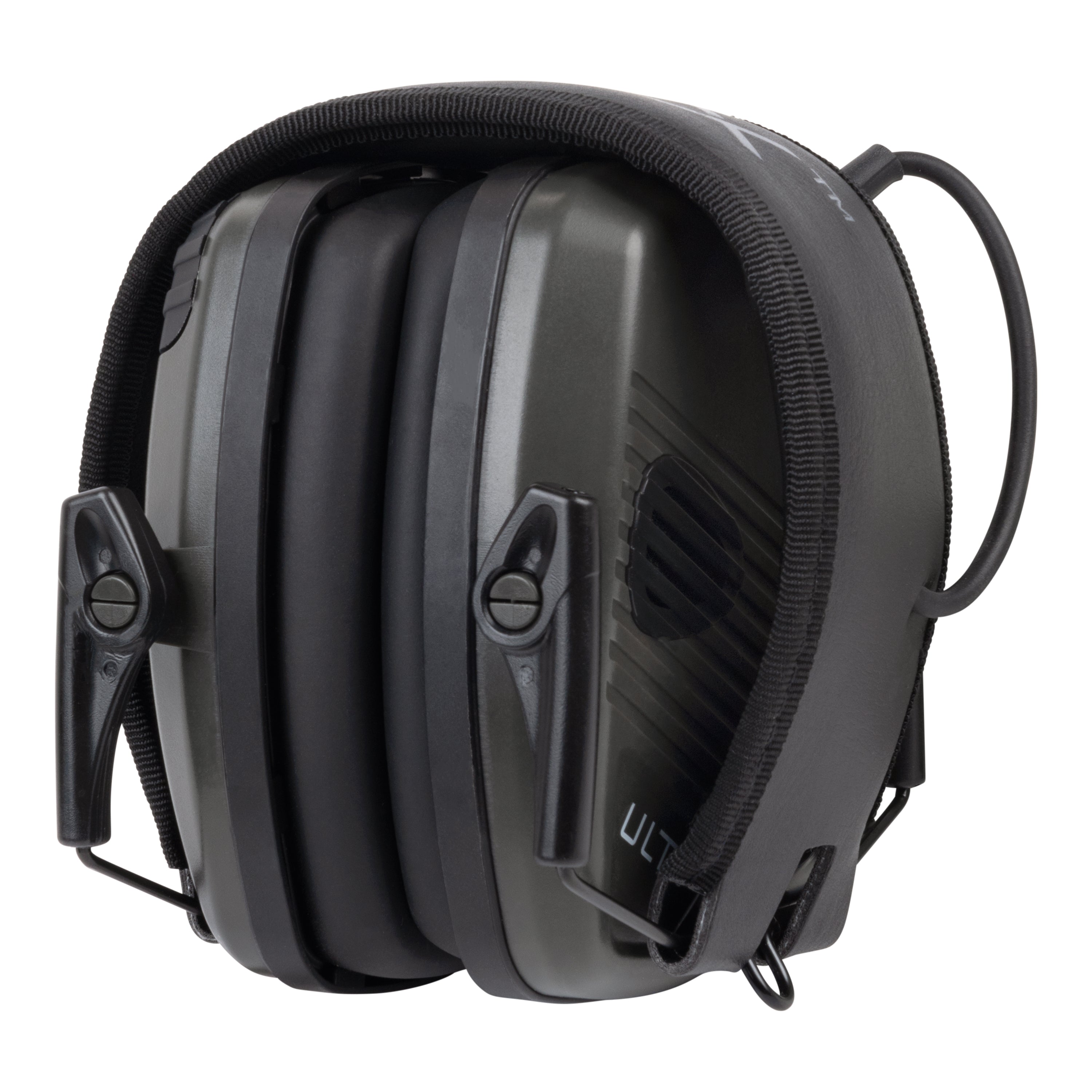 ULTRX Stereo Electronic Earmuff, Olive
