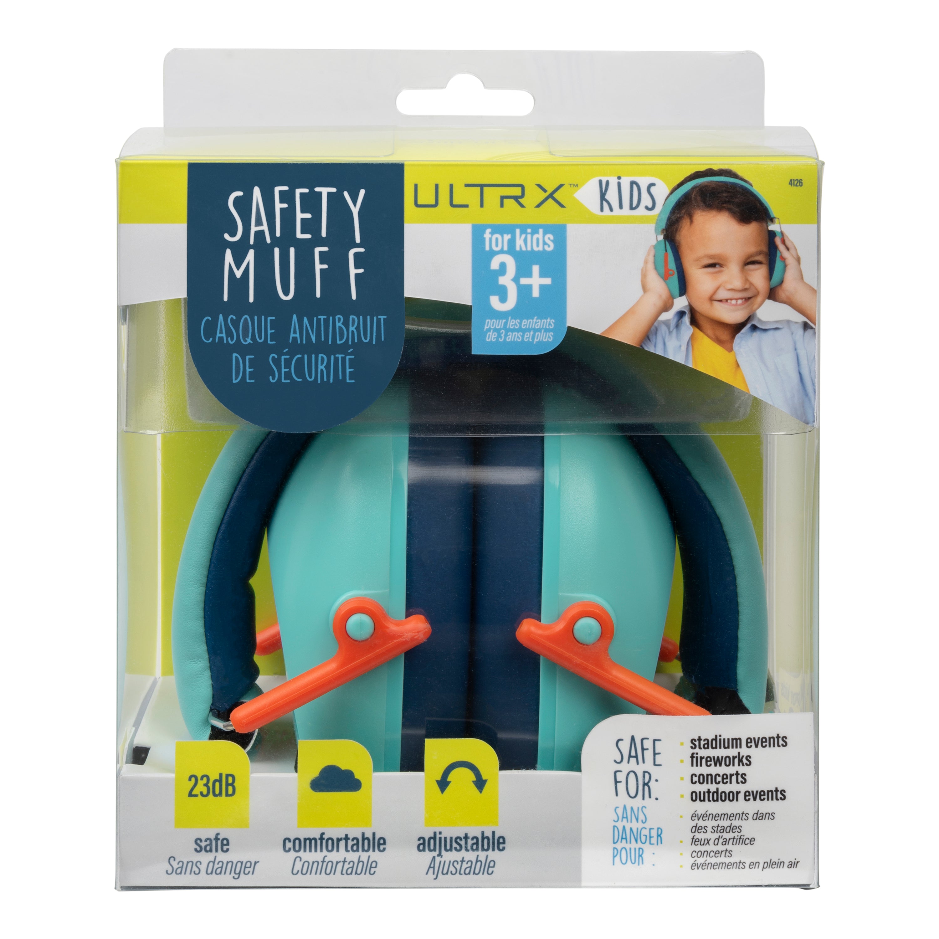 ULTRX Children's Passive Hearing Earmuff