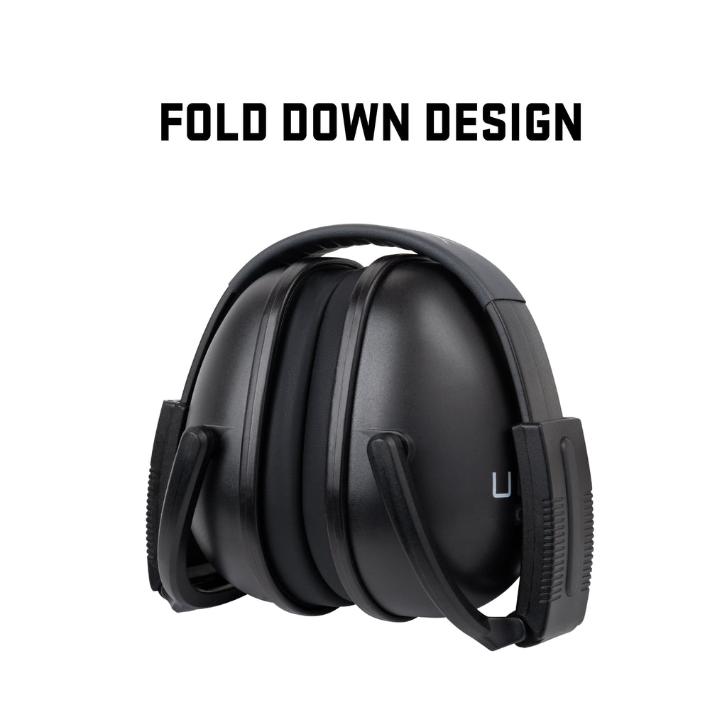 ULTRX Sound Blocker Passive Earmuff, Black