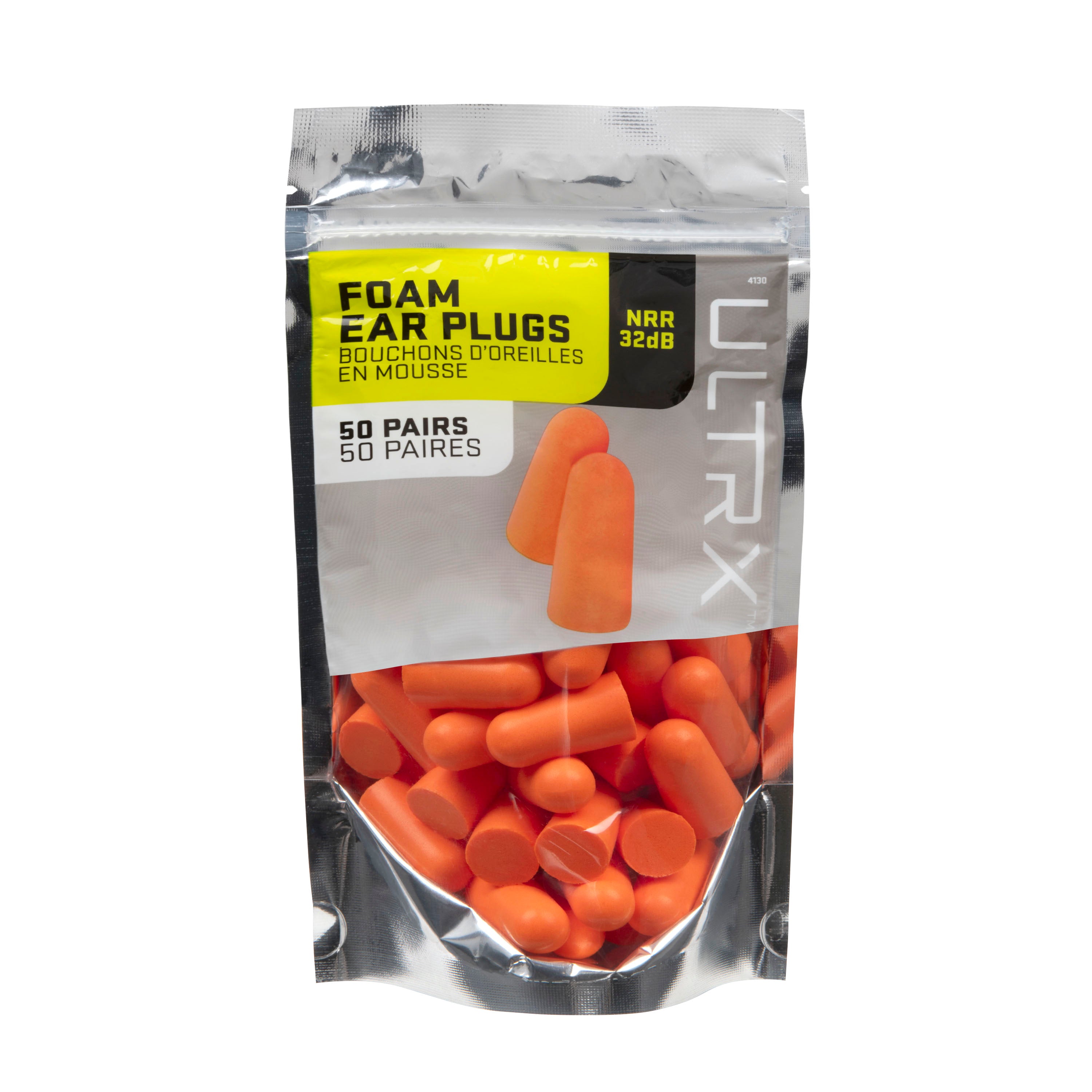 ULTRX Foam Ear Plugs - Orange