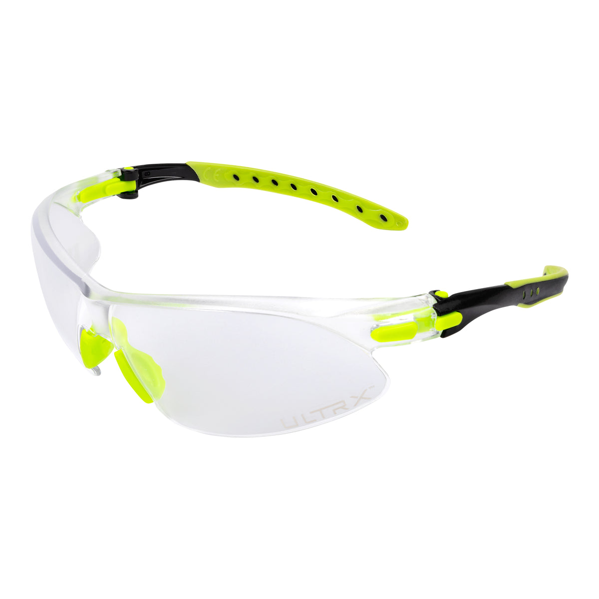 ULTRX Keen Safety Glasses, Youth, Lime Green
