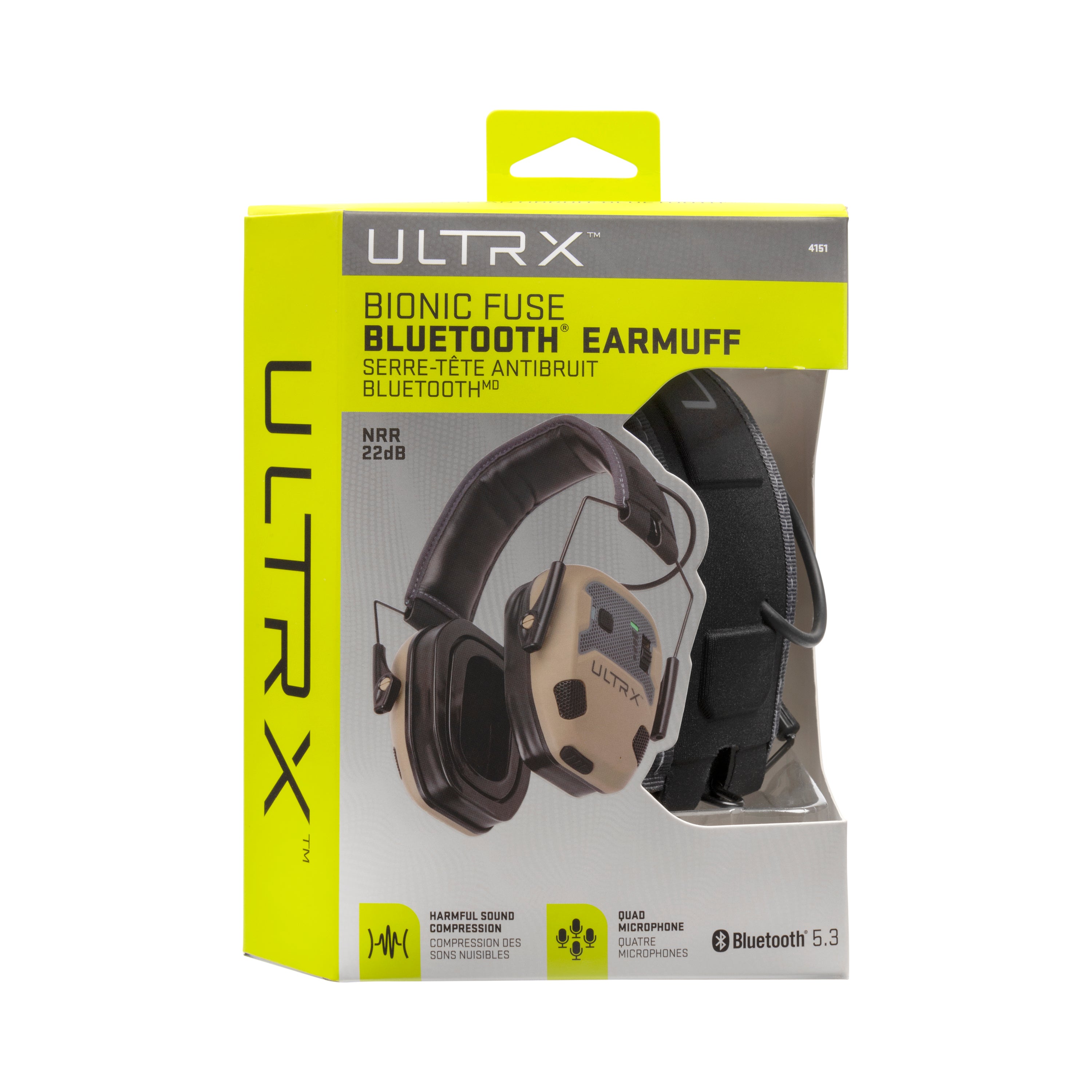 ULTRX Bionic Fuse Bluetooth® Electronic Earmuff