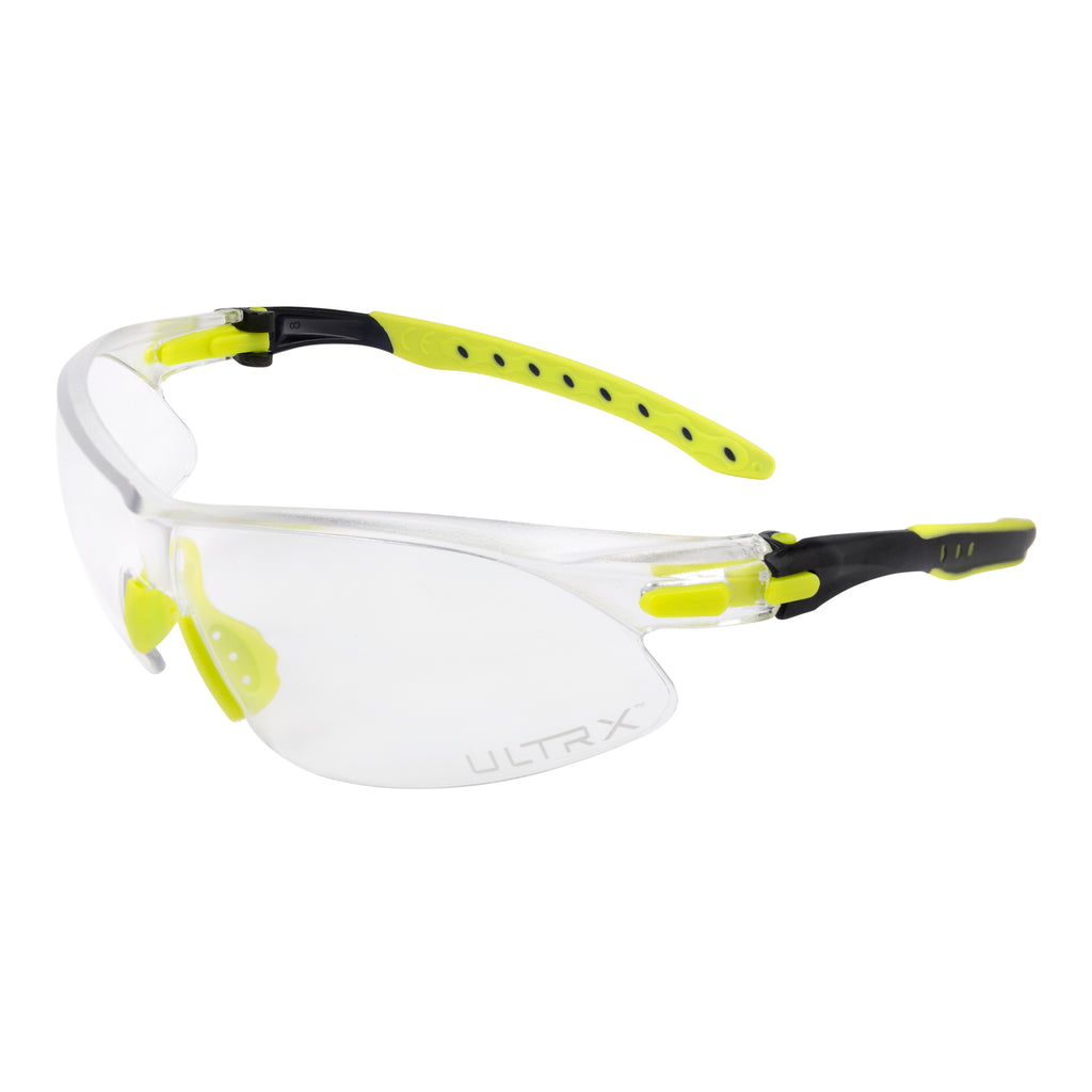 ULTRX Sound Blocker Youth Ear and Eye Protection Combo, Lime