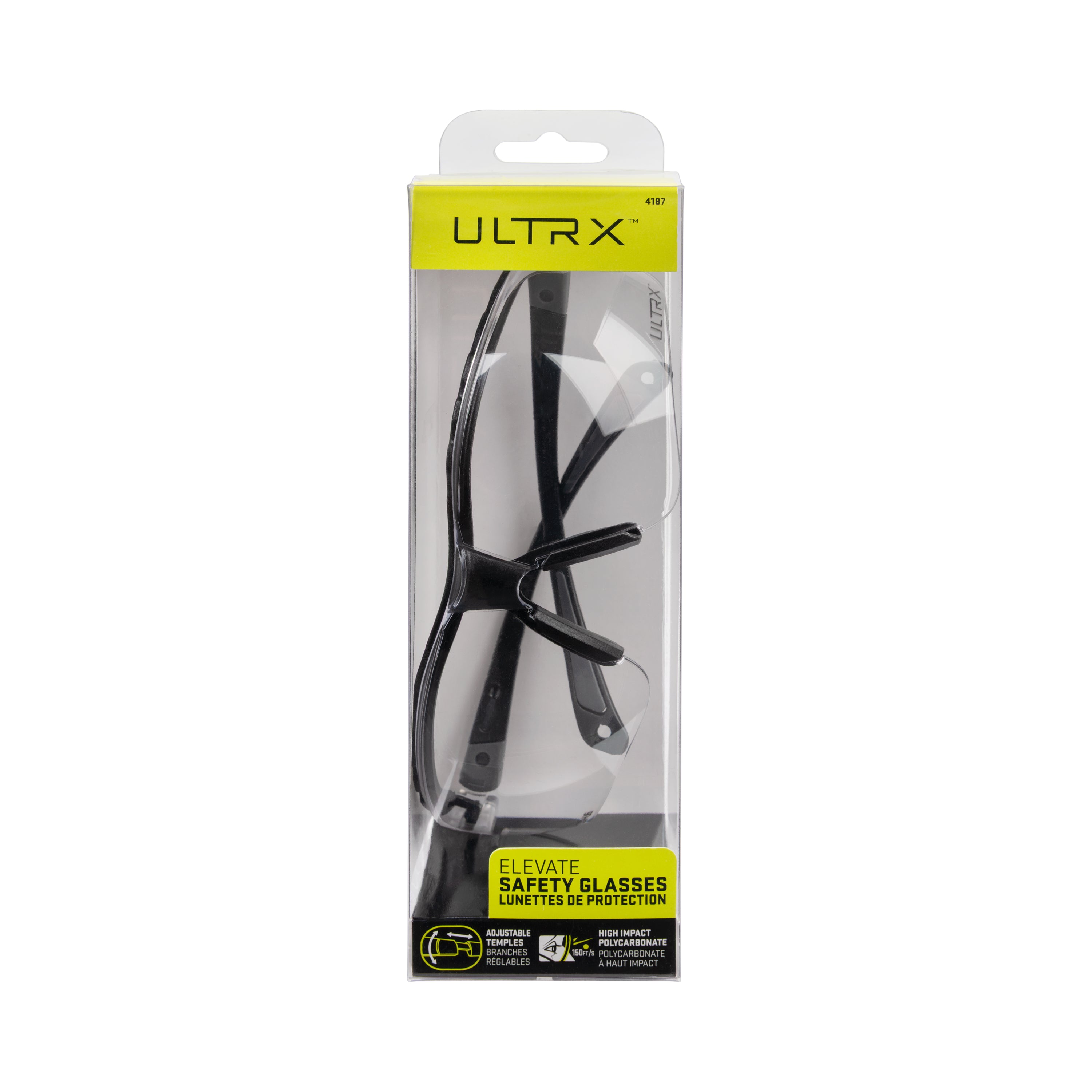 ULTRX Elevate Safety Glasses, Clear