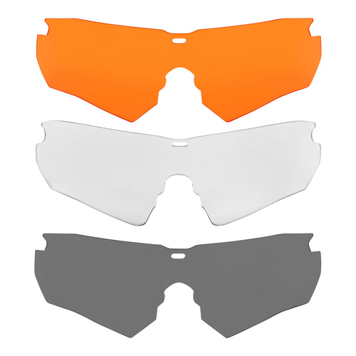 ULTRX Admiral Safety Glasses Set, 3-Lenses, Assorted