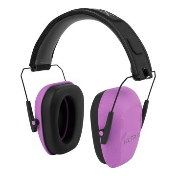 ULTRX Shield Passive Earmuff, Plum