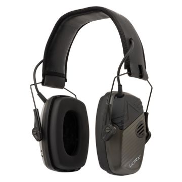 ULTRX Stereo Electronic Earmuff, Olive