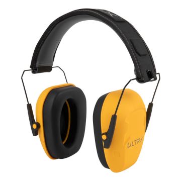 ULTRX Shield Passive Earmuff, Ultra Slim Fit, Interstate Yellow
