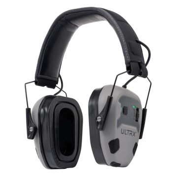 ULTRX Bionic Fuse Bluetooth Electronic Earmuff, Cement Gray