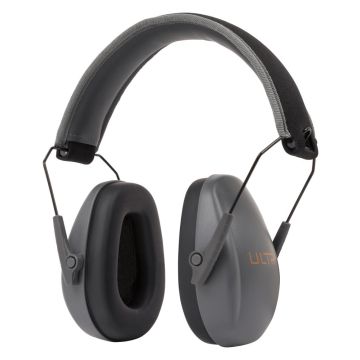 ULTRX Slim Profile Passive Earmuff, Gray