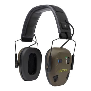 NEW ULTRX Bionic Fuse Ion Bluetooth Electronic Earmuff, Olive