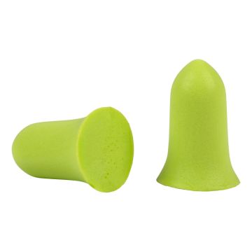 ULTRX Tapered Foam Ear Plugs, 25-Pairs / Jar, Lime