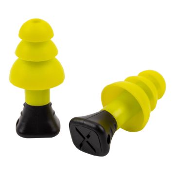 ULTRX Silicone Ear Plugs, 5-Pairs, Yellow