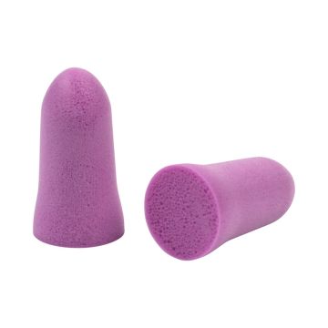 ULTRX Small Tapered Foam Ear Plugs / Box, 15-Pairs, Purple