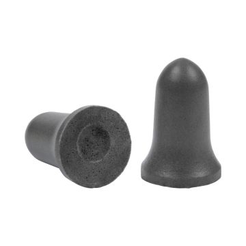 ULTRX Tapered Foam Ear Plugs, 25-Pairs / Jar, Gray